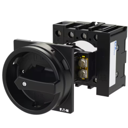 CHAVE SECCIONADORA TRIPOLAR + NEUTRO 32A 1NA + 1NF MANOPLA PRETA / MONTADA EM TRASEIRA P1-32/V/SVB-SW/N/HI11 EATON - INSTRUFIBER