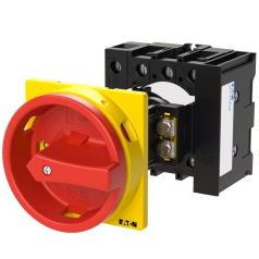 CHAVE SECCIONADORA DE EMERGENCIA TRIPOLAR + NEUTRO 32A 1NA + 1NF / MONTADA EM TRASEIRA P1-32/V/SVB/N/HI11 EATON - INSTRUFIBER