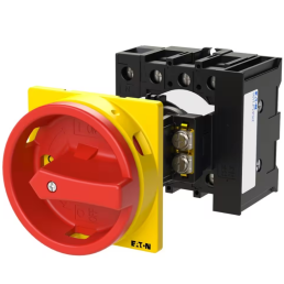 CHAVE SECCIONADORA DE EMERGENCIA TRIPOLAR + NEUTRO 32A 1NA + 1NF / MONTADA EM TRASEIRA P1-32/V/SVB/N/HI11 EATON - INSTRUFIBER