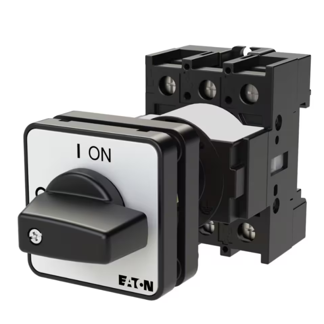 CHAVE SECCIONADORA TRIPOLAR 32A MANOPLA PRETA / MONTADA EM TRASEIRA P1-32/Z EATON - INSTRUFIBER