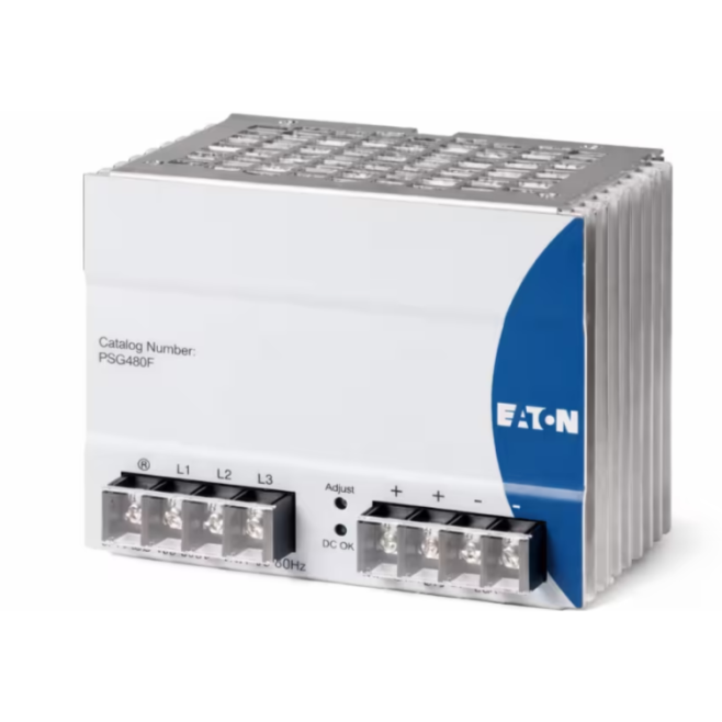 FONTE DE ALIMENTACAO TRIFASICA 600VCA – 24VCC 20A PSG480F EATON - INSTRUFIBER