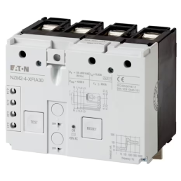 DISPOSITIVO DE PROTECAO ELETRICA TIPO FUGA A TERRA TETRAPOLAR 0,3A 30MA MONTAGEM INFERIOR NZM2-4-XFI30 - INSTRUFIBER