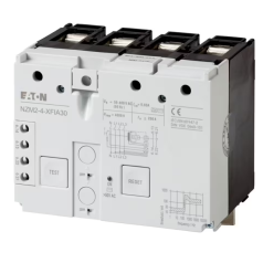 DISPOSITIVO DE PROTECAO ELETRICA TIPO FUGA A TERRA TETRAPOLAR 0,3A 30MA MONTAGEM INFERIOR NZM2-4-XFIA30 - INSTRUFIBER