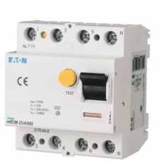 INTERRUPTOR DIFERENCIAL DR TETRAPOLAR 80A 300MA 380/415V MRCM-80/4/03 - INSTRUFIBER