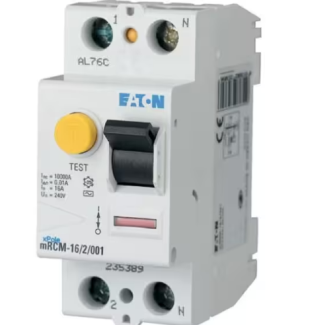 INTERRUPTOR DIFERENCIAL DR BIPOLAR 25A 30MA 380/415V TIPO G MRCM-25/2/003-G - INSTRUFIBER