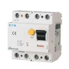 INTERRUPTOR DIFERENCIAL DR TETRAPOLAR 40A 30MA 380/415V TIPO G MRCM-40/4/003-G - INSTRUFIBER