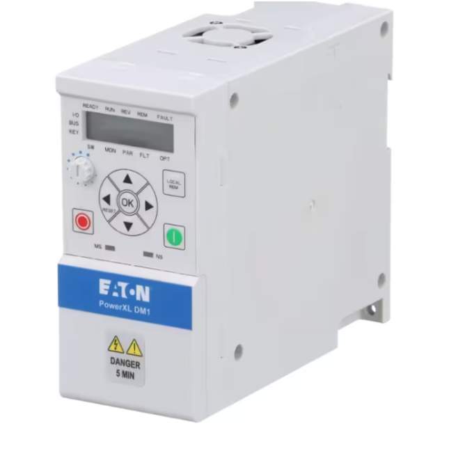 INVERSOR DE FREQUENCIA TRIFASICO DM1 PRO 3-5009-005A 380V 0,55KW 1,5A RFI DM1-341D5EB-S20S-EM - INSTRUFIBER