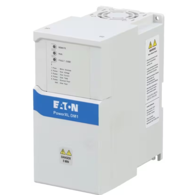 INVERSOR DE FREQUENCIA TRIFASICO DM1 3-5027-005A 380V 5,5KW 12A RFI DM1-34012EB-N20B-EM - INSTRUFIBER