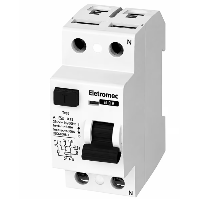 INTERRUPTOR DIFERENCIAL DR BIPOLAR 63A 30MA ELDR-263-30 EATON - INSTRUFIBER