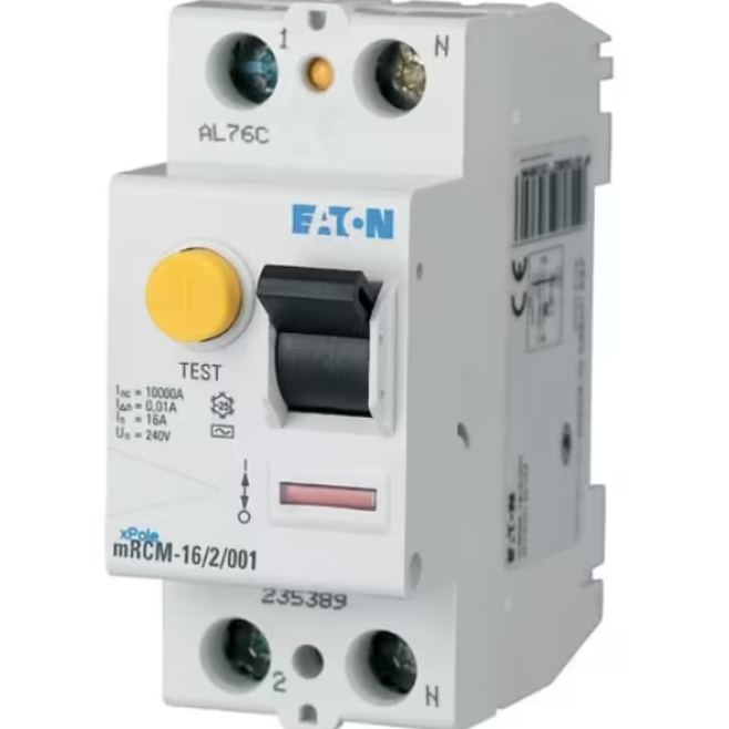 INTERRUPTOR DIFERENCIAL DR BIPOLAR 40A 300MA 380/415V MRCM-40/2/03 EATON - INSTRUFIBER