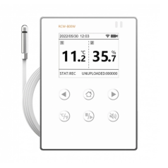 Datalogger WIFI Temperatura e Umidade Monitoramento Online com Alertas via APP RCW-800W THE - INSTRUFIBER