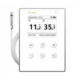 Datalogger WIFI Temperatura e Umidade Monitoramento Online com Alertas via APP RCW-800W THE - INSTRUFIBER