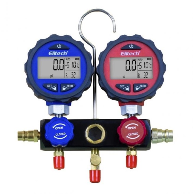 Dmg 3 Manifold Digital Com 02 Manômetros Para 87 Tipos De Gases - INSTRUFIBER