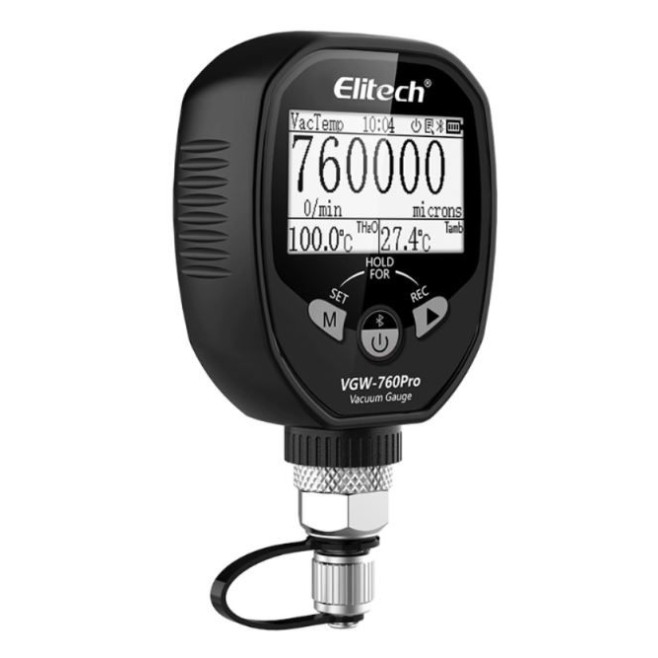 Vacuômetro Digital Bluetooth 760.000 Mícrons VGW-760 PRO - INSTRUFIBER