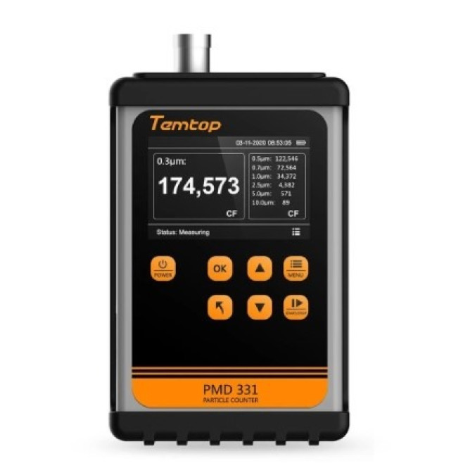 Contador de Partículas Portátil Temtop PMD331 - INSTRUFIBER