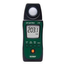 Luxímetro p/ LED branco 400.000 Lux (ATENDE NH0-11) - Extech LT40 - INSTRUFIBER