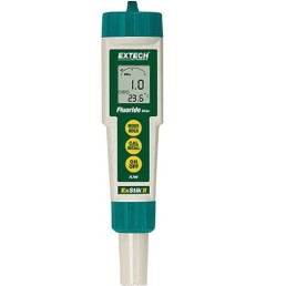 Medidor de fluoreto Leitura de 0,1 a 9,99 ppm mv ou mg/L - Extech - FL700 - INSTRUFIBER