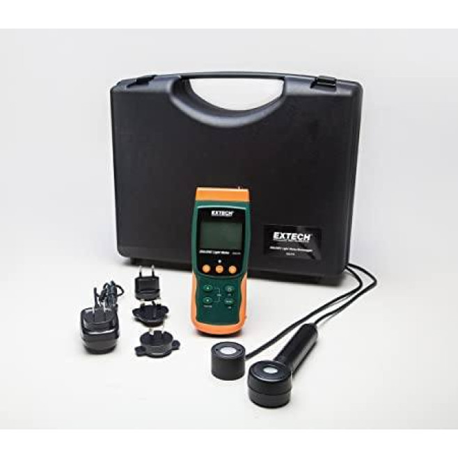MED LUZ ULTRAV. UVA (390 – 280nm), UVC (280 – 240nm) C/ RS-232, Data logger, Cartão SD - 19,99 mW SDL470 - INSTRUFIBER
