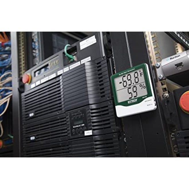 TERMO-HIGRÔMETRO COM DIGITOS GRANDES MÁX/MÍN (TEMP. INT) - EXTECH - 445703 - INSTRUFIBER TERMO-HIGRÔMETRO COM DIGITOS GRANDES MÁX/MÍN (TEMP. INT) - EXTECH - 445703 - INSTRUFIBER
