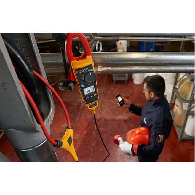 Alicate Amperímetro True-RMS CA/CC - 375 FC | Fluke - INSTRUFIBER