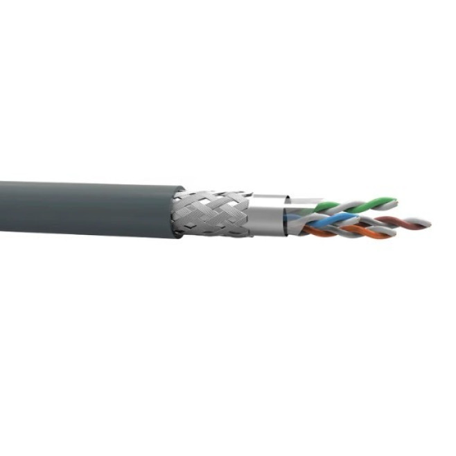 CABO TRANSMISSAO DE DADOS MULTILAN CAT.5e INDUSTRIAL EXTRA-FLEX SF/UTP 26AWG(7F)X4P CMX PR (TPU) SPOOL (305m) - INSTRUFIBER