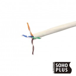 Cabo de Rede CAT6 Branco SohoPlus Gigabit - INSTRUFIBER