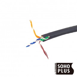 Cabo de Rede CAT6 Furukawa SohoPlus Preto - INSTRUFIBER