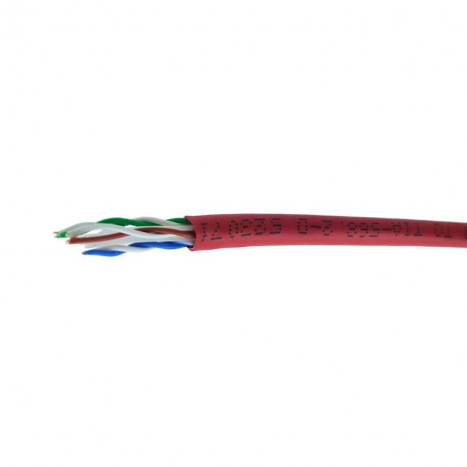 Cabo de Rede CAT6 Vermelho SohoPlus Furukawa Gigabit - INSTRUFIBER