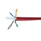 Cabo de Rede CAT6 Vermelho SohoPlus Furukawa Gigabit - INSTRUFIBER