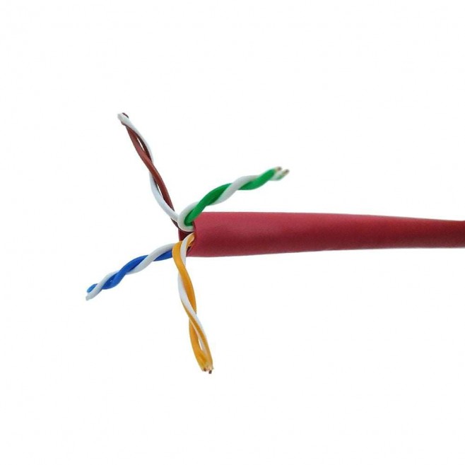 Cabo de Rede CAT6 Vermelho SohoPlus Furukawa Gigabit - INSTRUFIBER