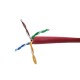 Cabo de Rede CAT6 Vermelho SohoPlus Furukawa Gigabit - INSTRUFIBER