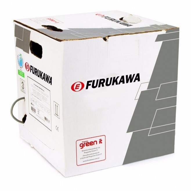 Cabo de Rede CAT6 Furukawa Gigalan Cinza - INSTRUFIBER