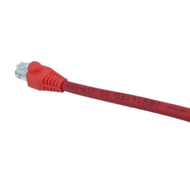 Patch Cord CAT6 UTP Vermelho SohoPlus Furukawa Gigabit - INSTRUFIBER