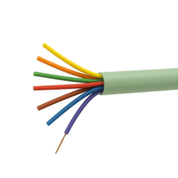 Cabo Manga 7x26AWG Sem Blindagem SB Verde palha/Bege - INSTRUFIBER