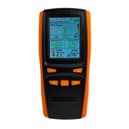 CBCO2 Medidor da Qualidade do Ar (Co2, Temperatura, Umidade, Formadeido Hcho, Tvoc e Partículas) - InstruFiber