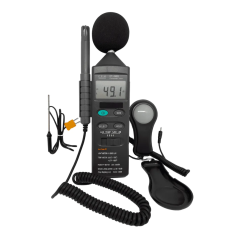 Termo-Higro-Decibelímetro-Luxímetro DT8820 - InstruFiber
