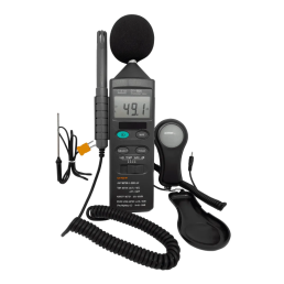 Termo-Higro-Decibelímetro-Luxímetro DT8820 - InstruFiber