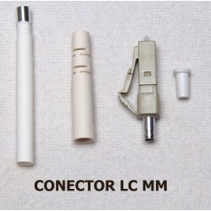 Conector Óptico MM (Multimodo) OM3 50/125µ LC-PC (2mm)  Simplex - InstruFiber