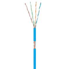 CABO UTP CAT6 4P X 23 AWG CMX IMPACT GIGA 305M AZUL  INTELBRAS - INSTRUFIBER