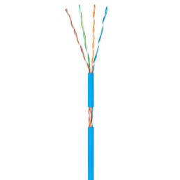 CABO UTP CAT6 4P X 23 AWG CMX IMPACT GIGA 305M AZUL  INTELBRAS - INSTRUFIBER