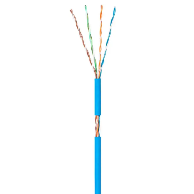 CABO UTP CAT6 4P X 23 AWG CMX IMPACT GIGA 305M AZUL  INTELBRAS - INSTRUFIBER