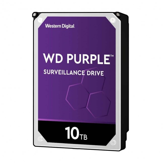 HD WD PURPLE 10TB PARA CFTV - WD101PURP - INSTRUFIBER