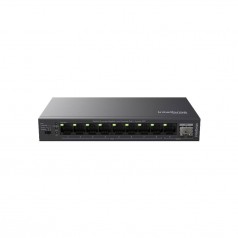 SWITCH 8 PORTAS GIGA POE + 2 PORTAS UPLINK S1010G-PA - INSTRUFIBER