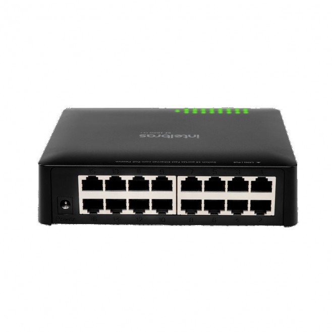 SWITCH 16 PORTAS FAST ETHERNET POE SF 1600 Q+ - INSTRUFIBER