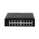 SWITCH 16 PORTAS FAST ETHERNET POE SF 1600 Q+ - INSTRUFIBER