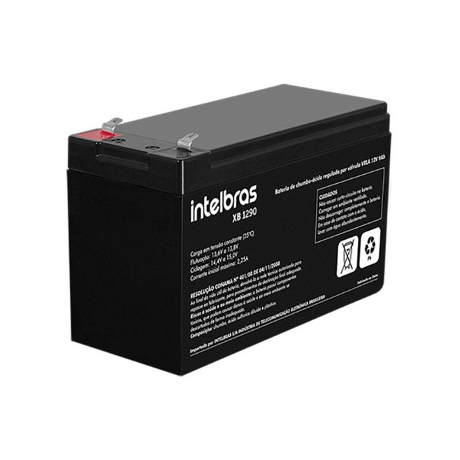 BATERIA 12V 9AH PARA CENTRAL DE ALARME E NOBREAK XB 1290 - INSTRUFIBER