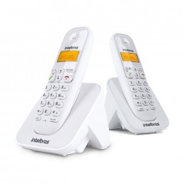 TELEFONE SEM FIO DIGITAL COM RAMAL ADICIONAL TS 3112 BRANCO - INSTRUFIBER