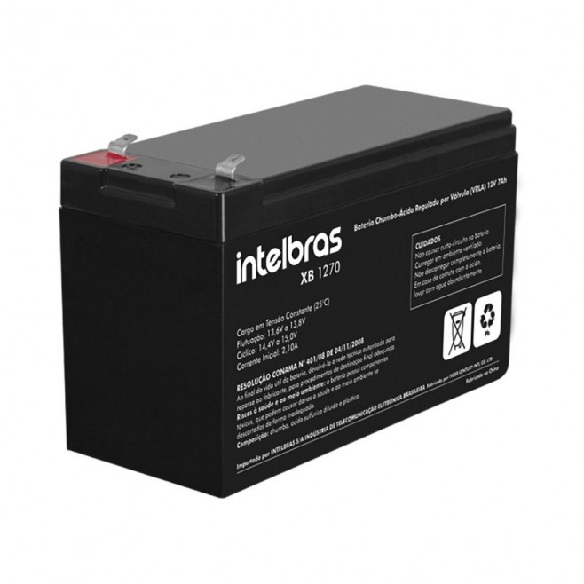 BATERIA 12V 7AH PARA NOBREAK XB 1270 - INSTRUFIBER