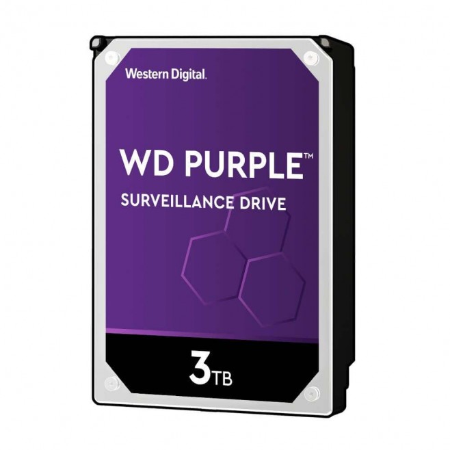 HARD DISK WD PURPLE DISCO RÍGIDO PARA CFTV 3TB WD30PURZ - INSTRUFIBER