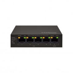 SWITCH 5 PORTAS INTELBRAS FAST ETHERNET SF 500 POE - INSTRUFIBER